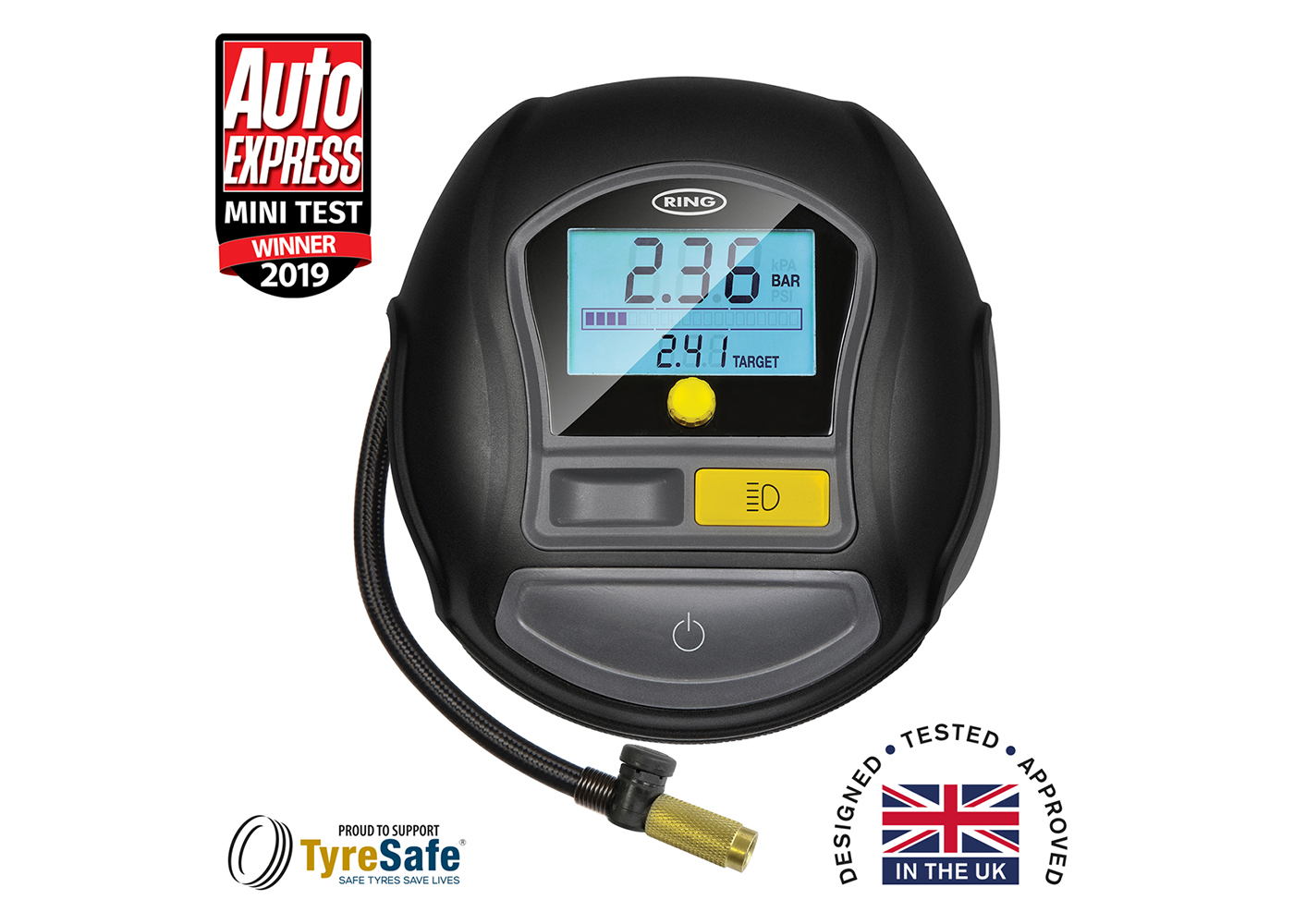 RTC1000 Rapid Digital Tyre Inflator Ring Automotive